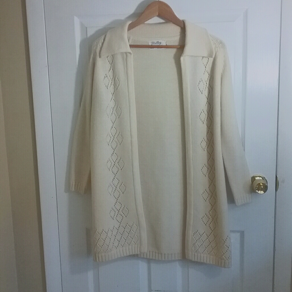 Millay Open Front 100% Wool Sweater Sz… - Picture 1 of 6
